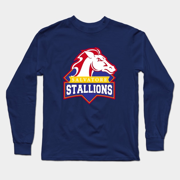 Legacies - Salvatore Stallions Long Sleeve T-Shirt by BadCatDesigns